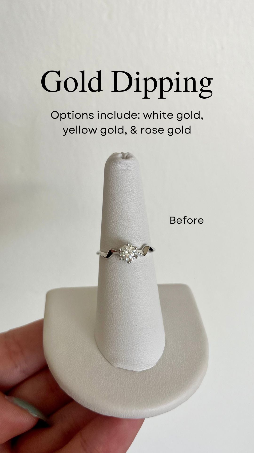 Resizing and Gold Dip