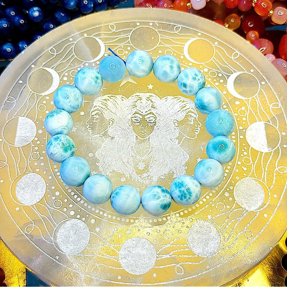 Larimar AAA bracelet 12.5mm LM200