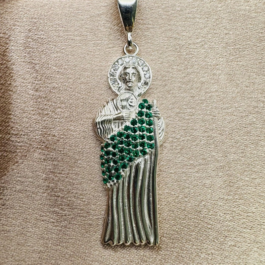 Sterling Silver Jesus Pendant
