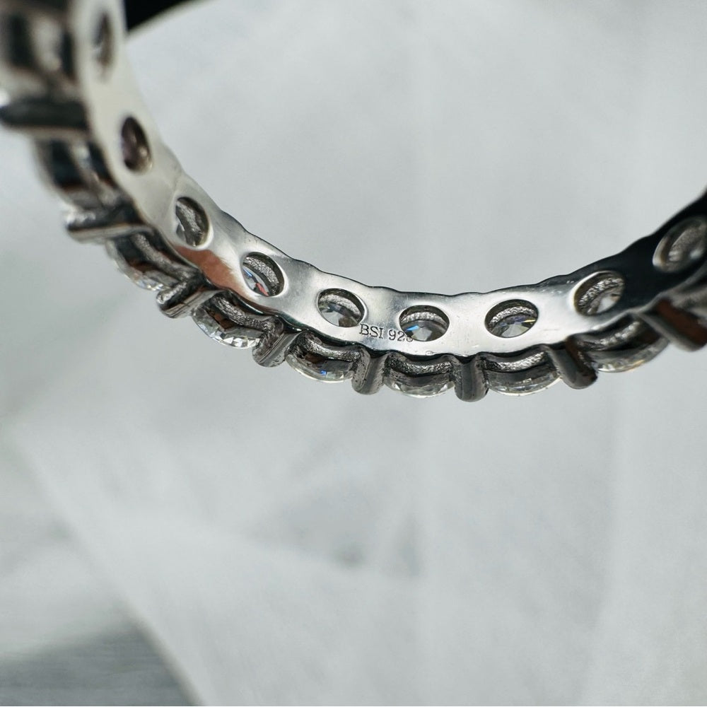 6.0 CT Moissanite Diamond Full Eternity Band