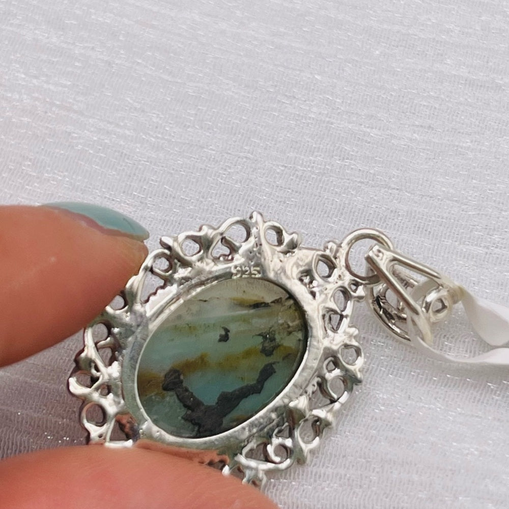 Peruvian Opal S925 Pendant