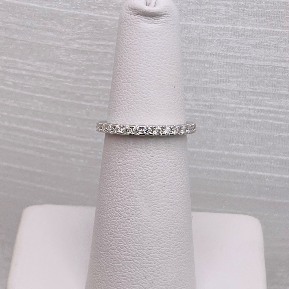 0.7 CT Moissanite Diamond Full Eternity Ring