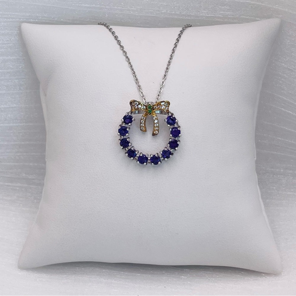 Amethyst Wreath Pendant