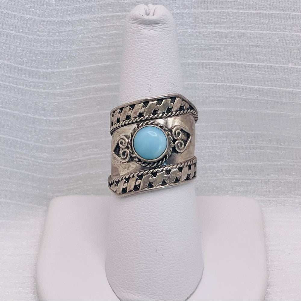 Larimar Handmade s925 Ring