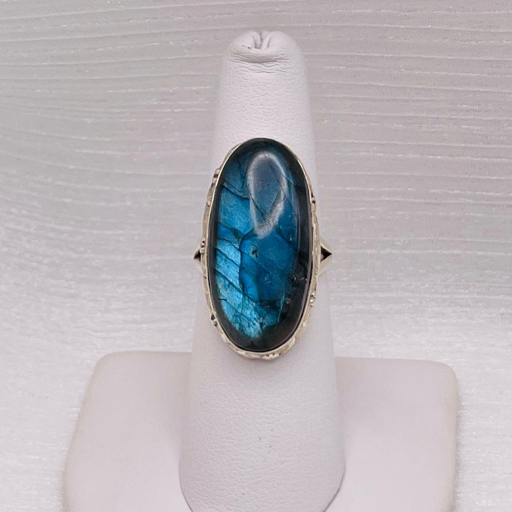 S925 Labradorite Ring