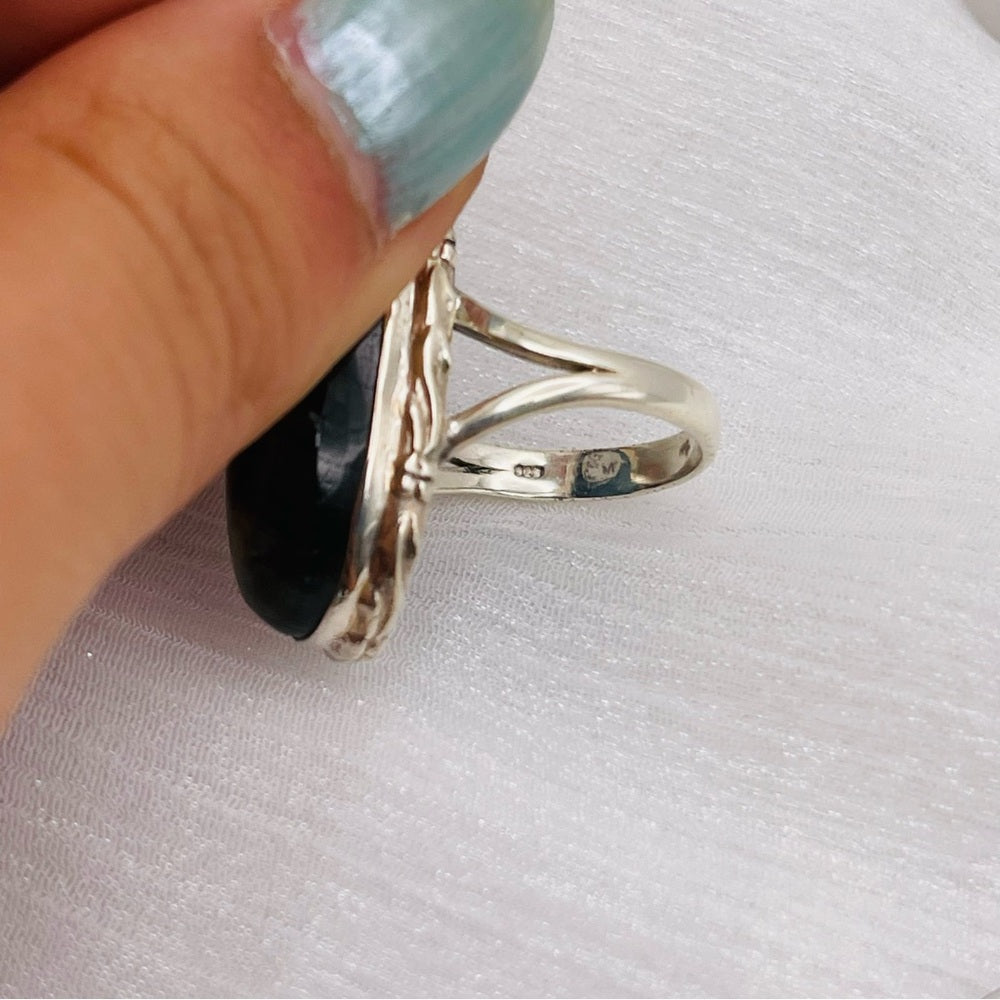 S925 Labradorite Ring