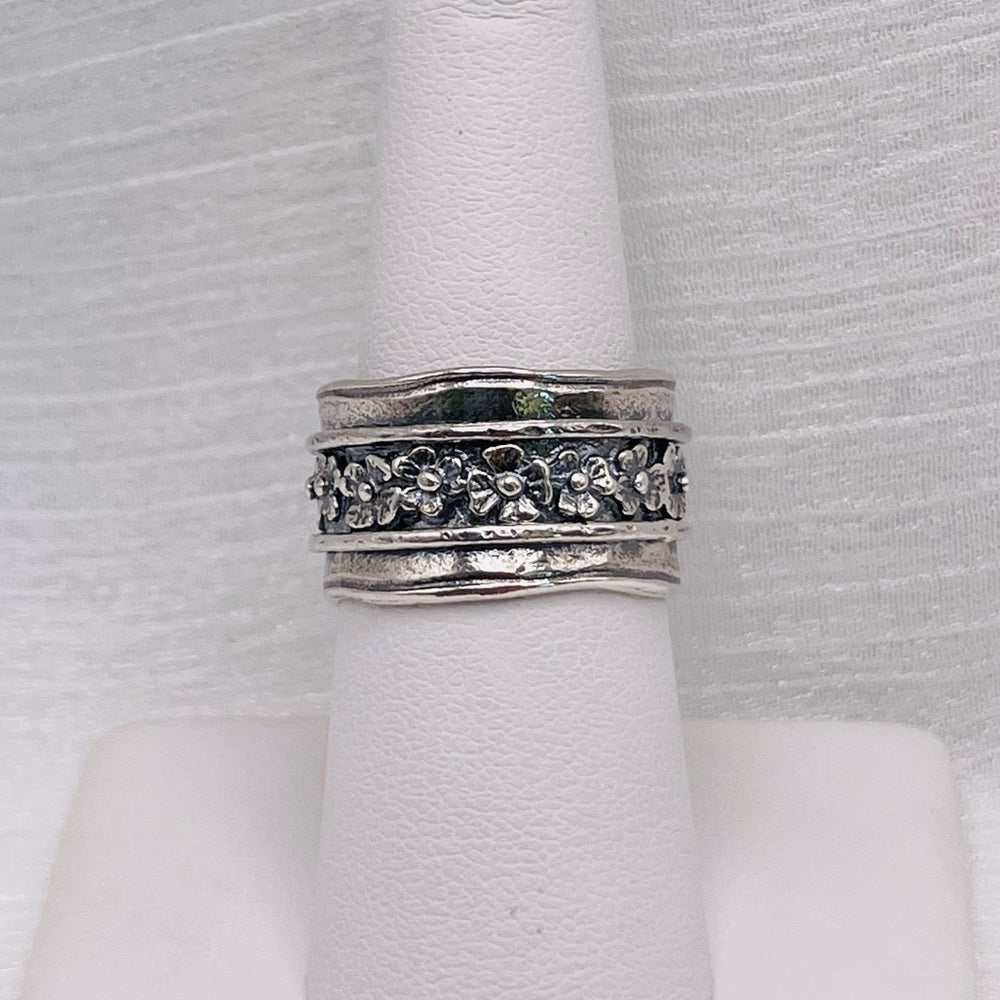 Floral S925 Handmade Ring
