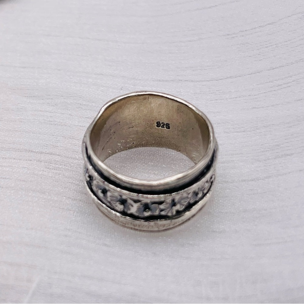 Floral S925 Handmade Ring