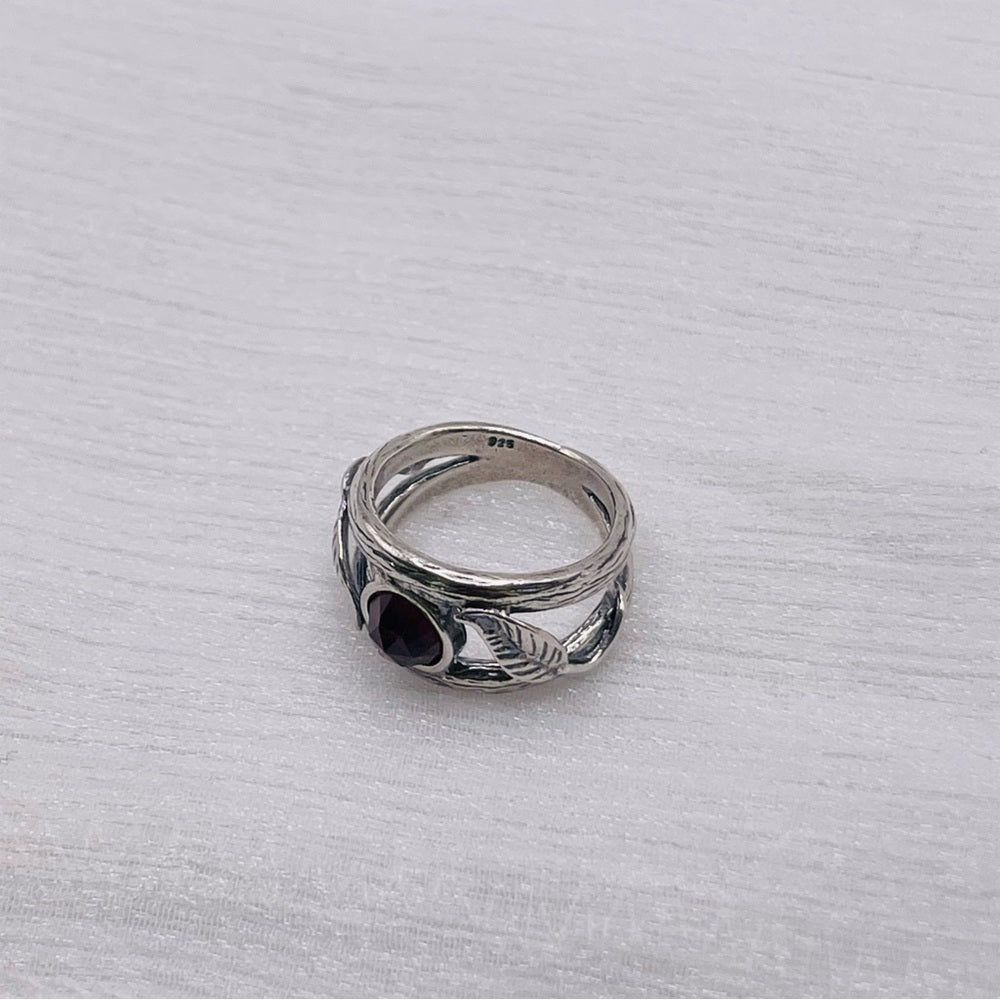 Handmade Garnet s925 Ring