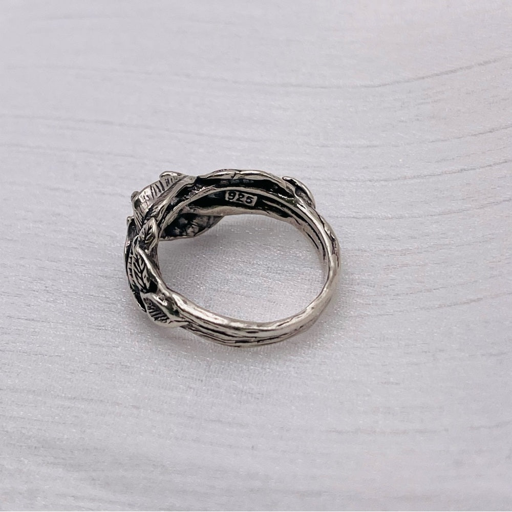 Handmade Leaf ๐ S925 Ring