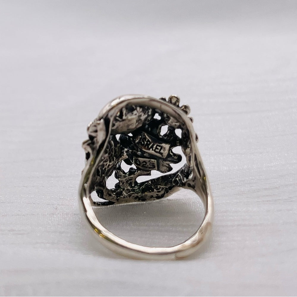 Handmade Floral Freshwater Pearl s925 Ring