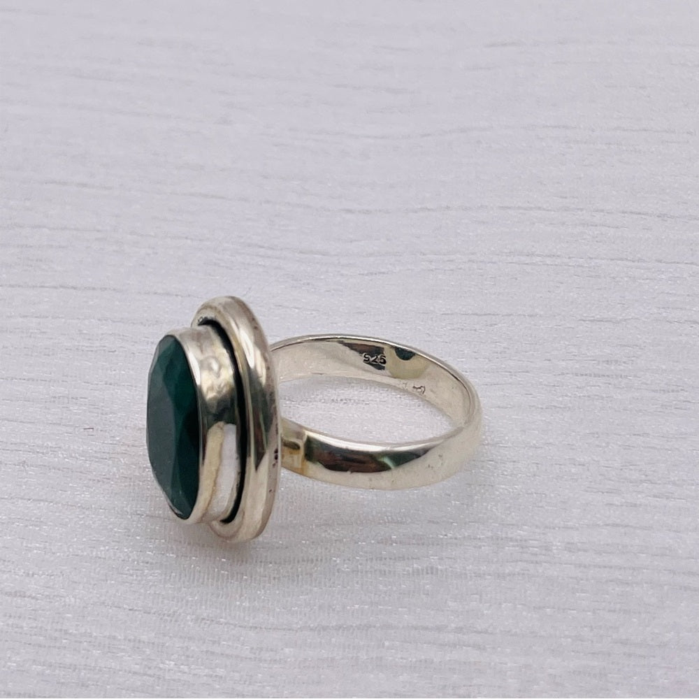 Emerald Oval S925 Ring