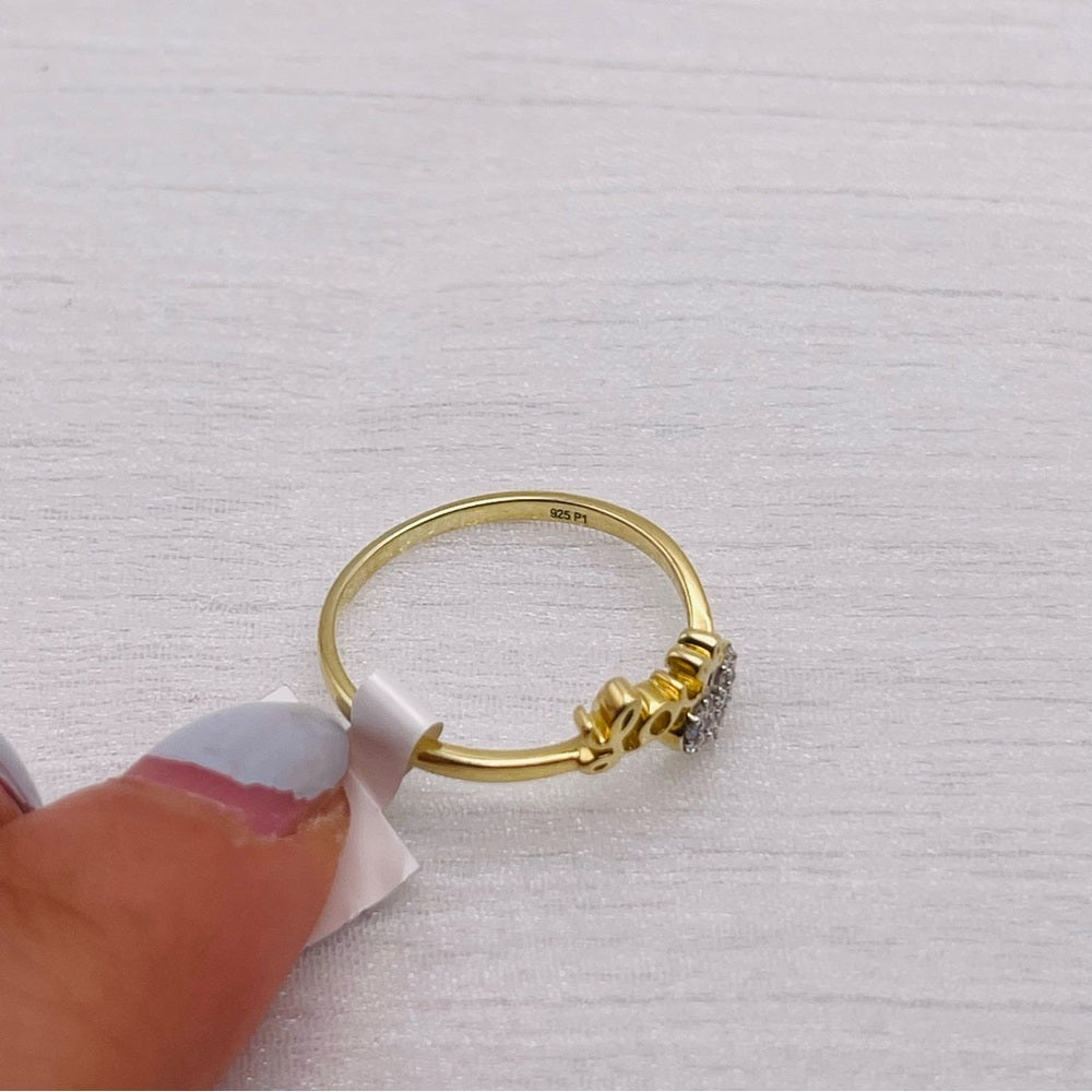 Moissanite Diamond Love Heart Ring