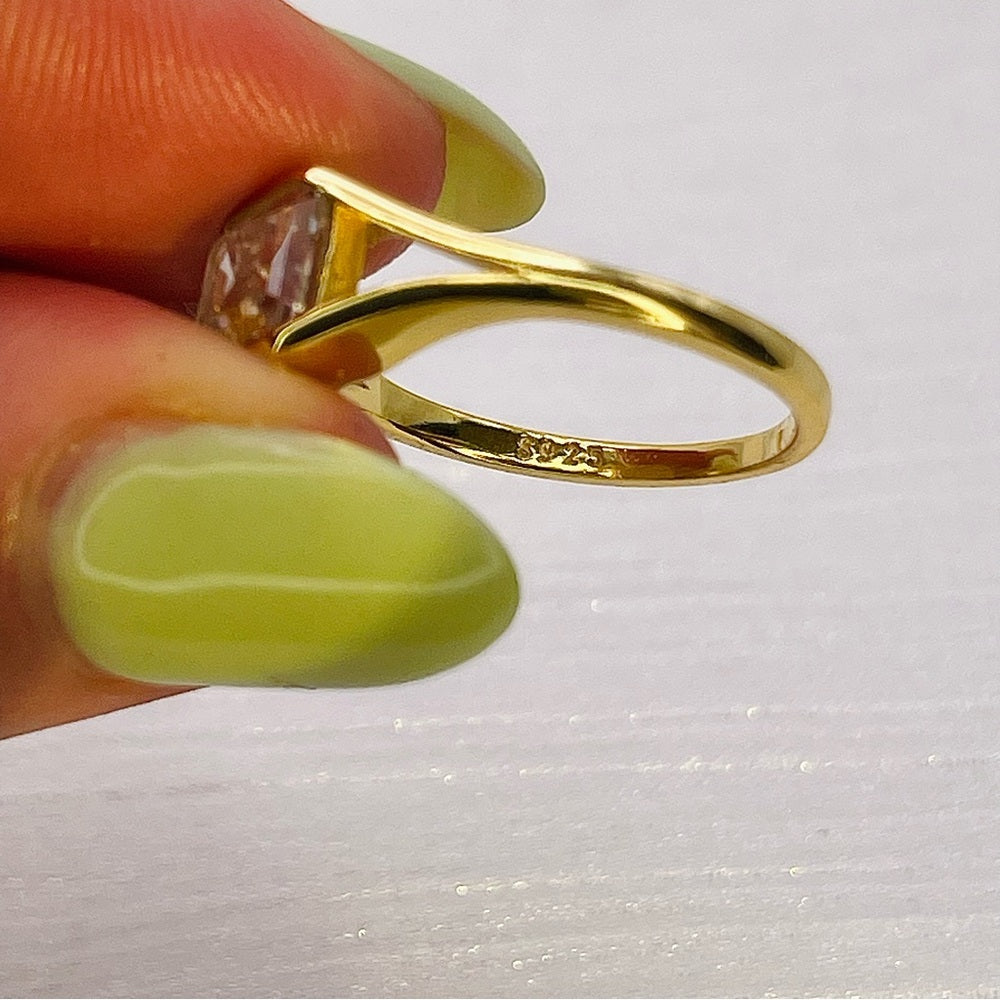 2 CT Moissanite Diamond Emerald Cut East West Half Bezel