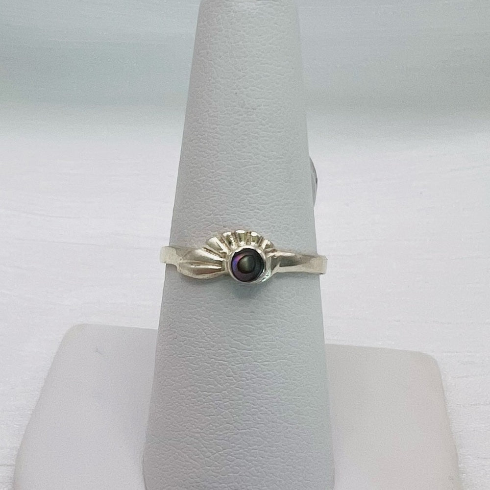 Abalone Shell Shape S925 Ring