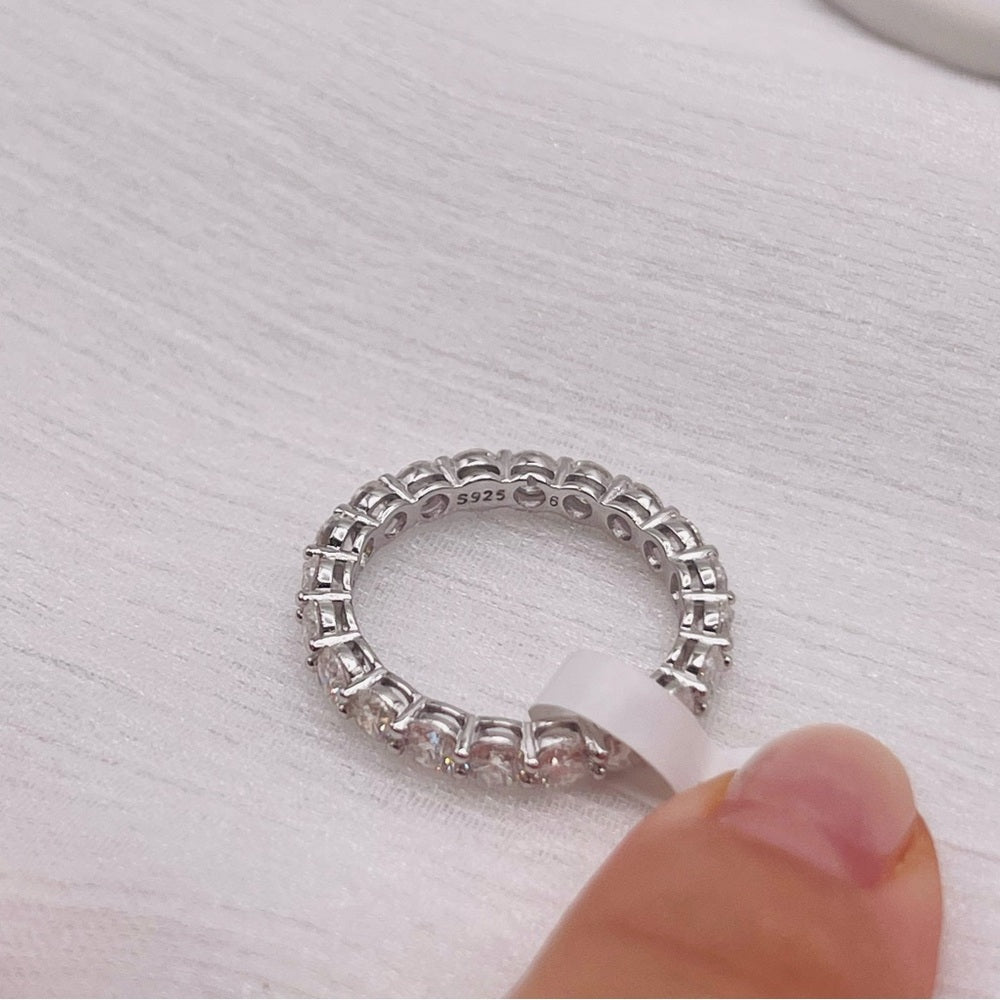 2.2 CT Moissanite Diamond Full Eternity Band