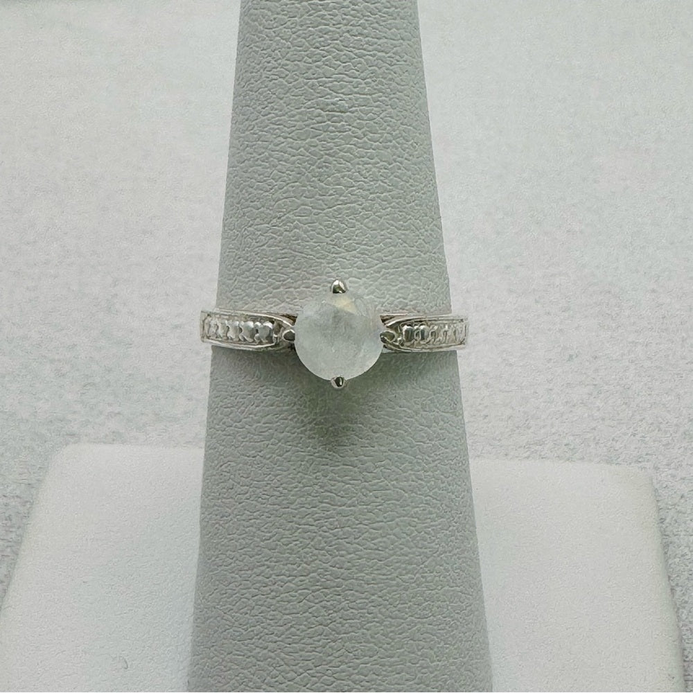 Rainbow Moonstone Ring
