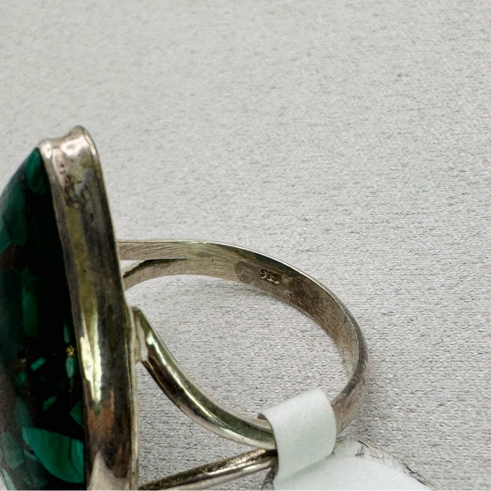 Malachite & Copper Ring