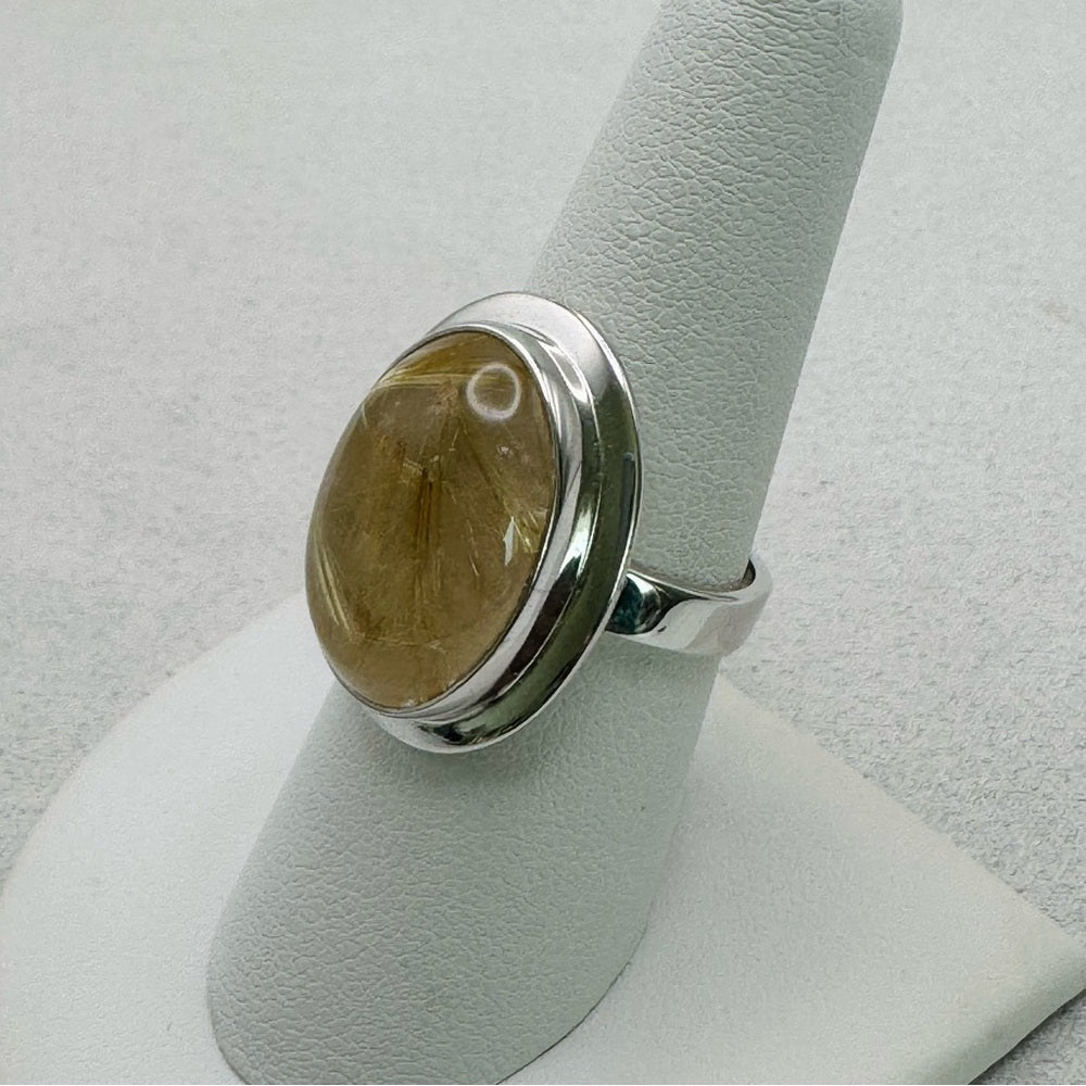 Golden Rutile Ring