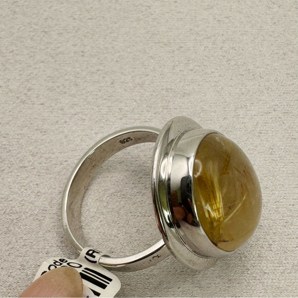 Golden Rutile Ring