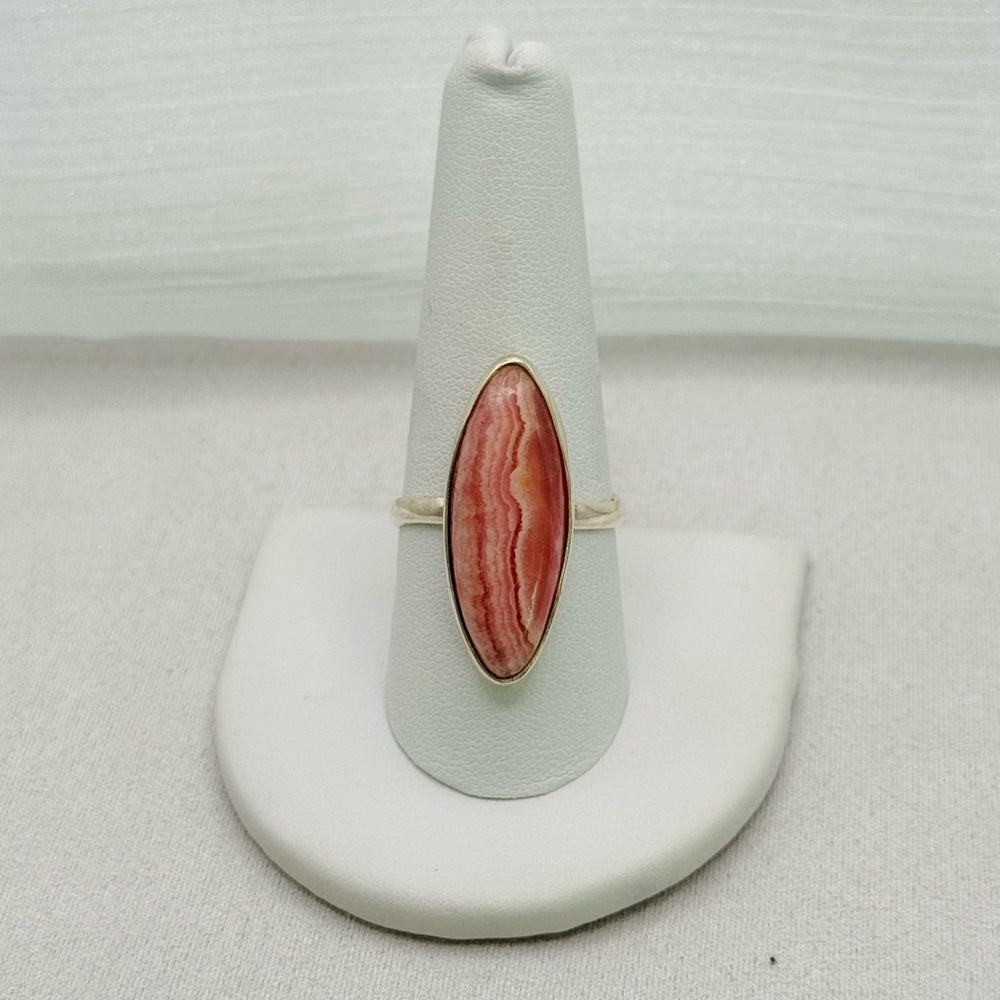 Rhodochrosite S925 Ring
