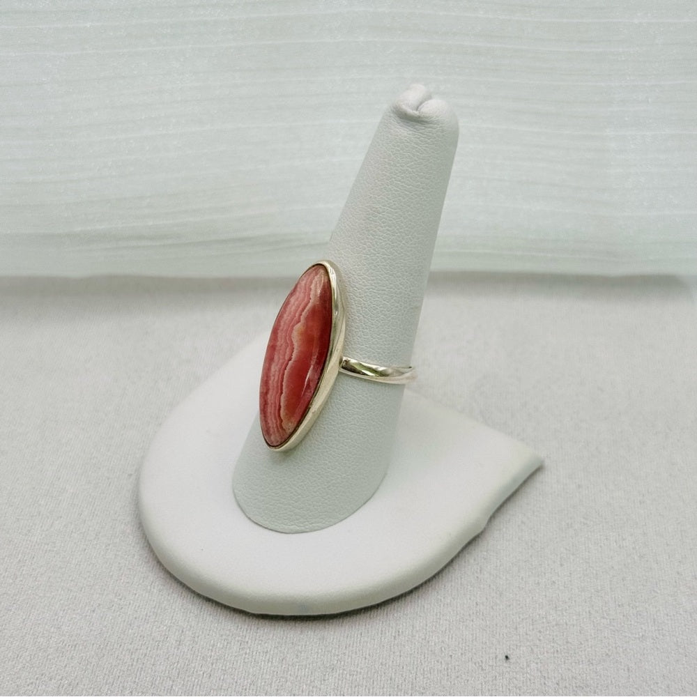 Rhodochrosite S925 Ring