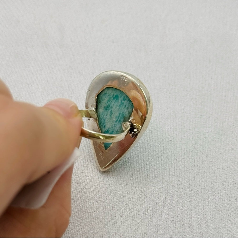 Amazonite S925 Ring