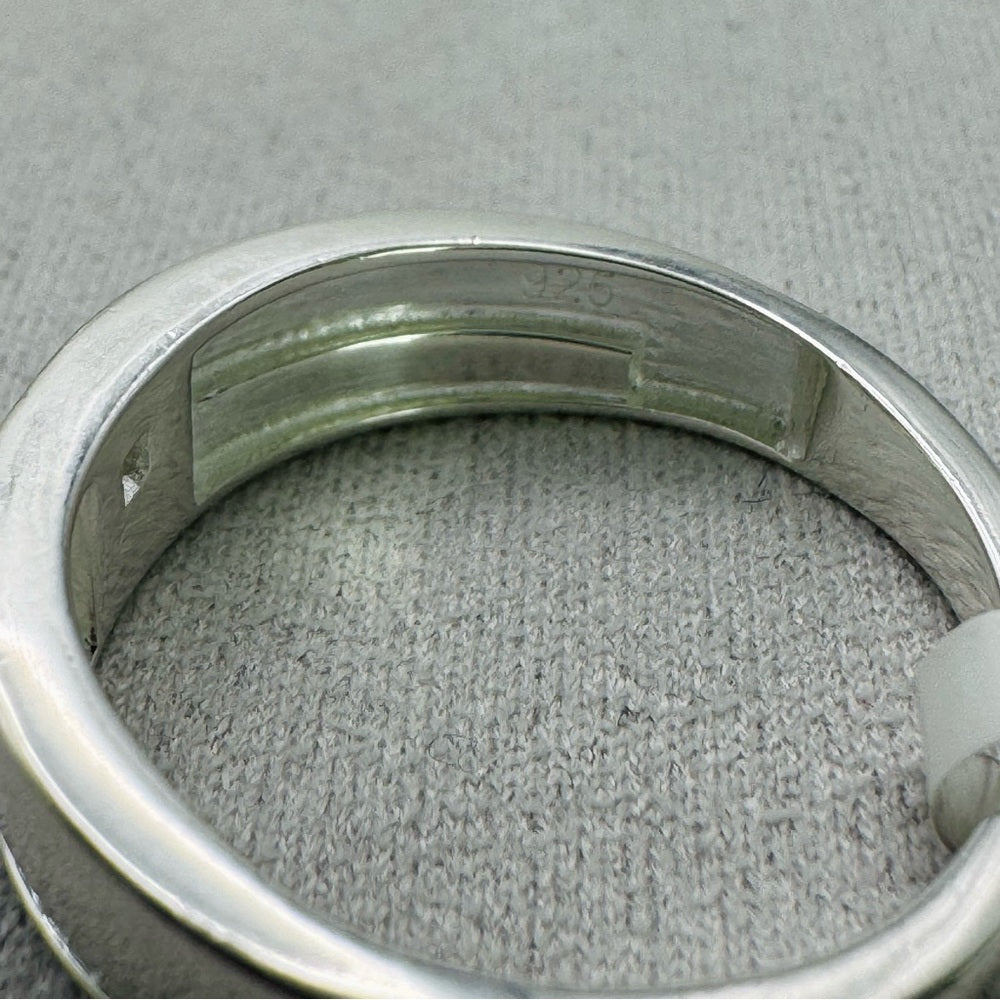 S925 Sterling Silver Moissanite Diamond Ring