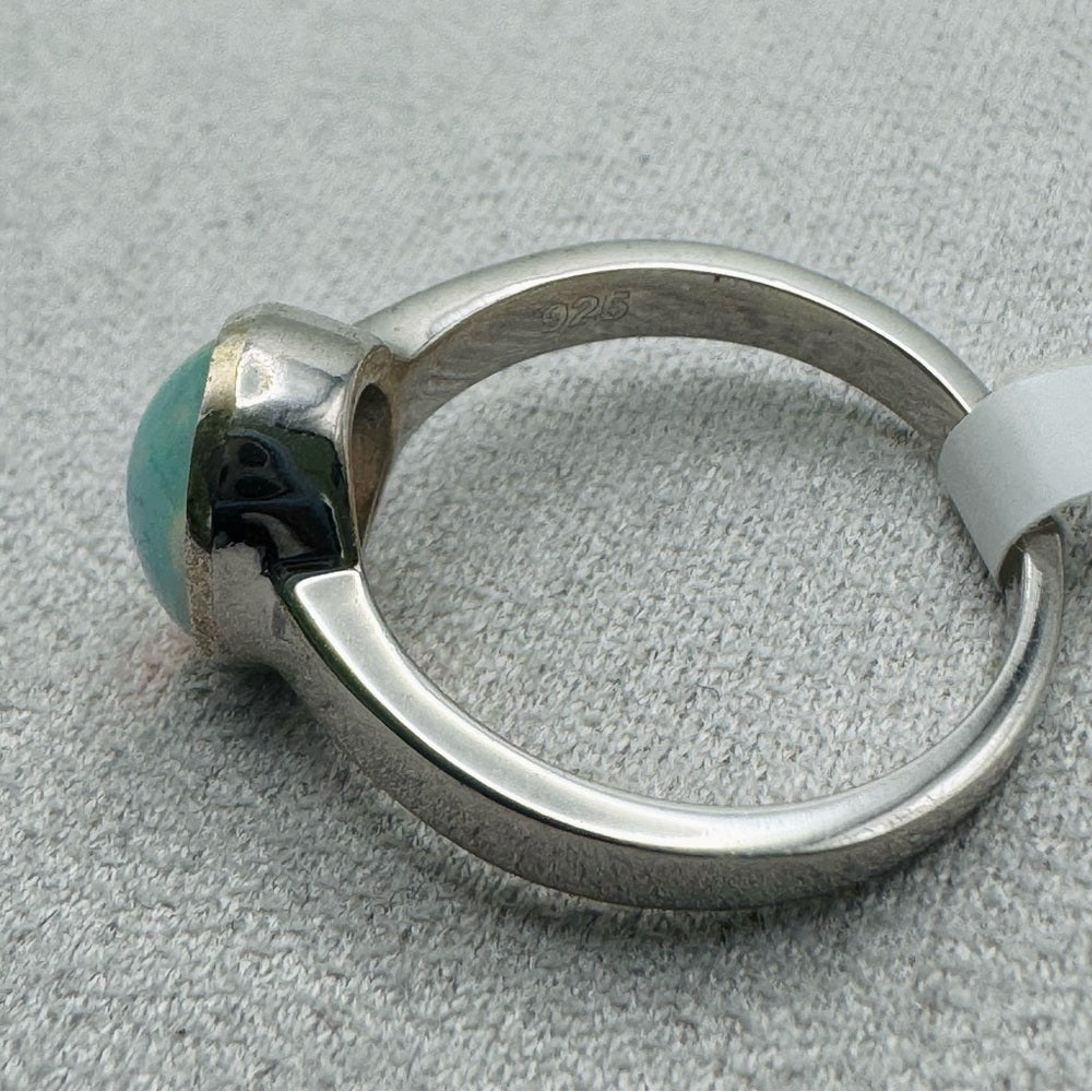 Oval Ethiopian Opal Sterling Silver Ring