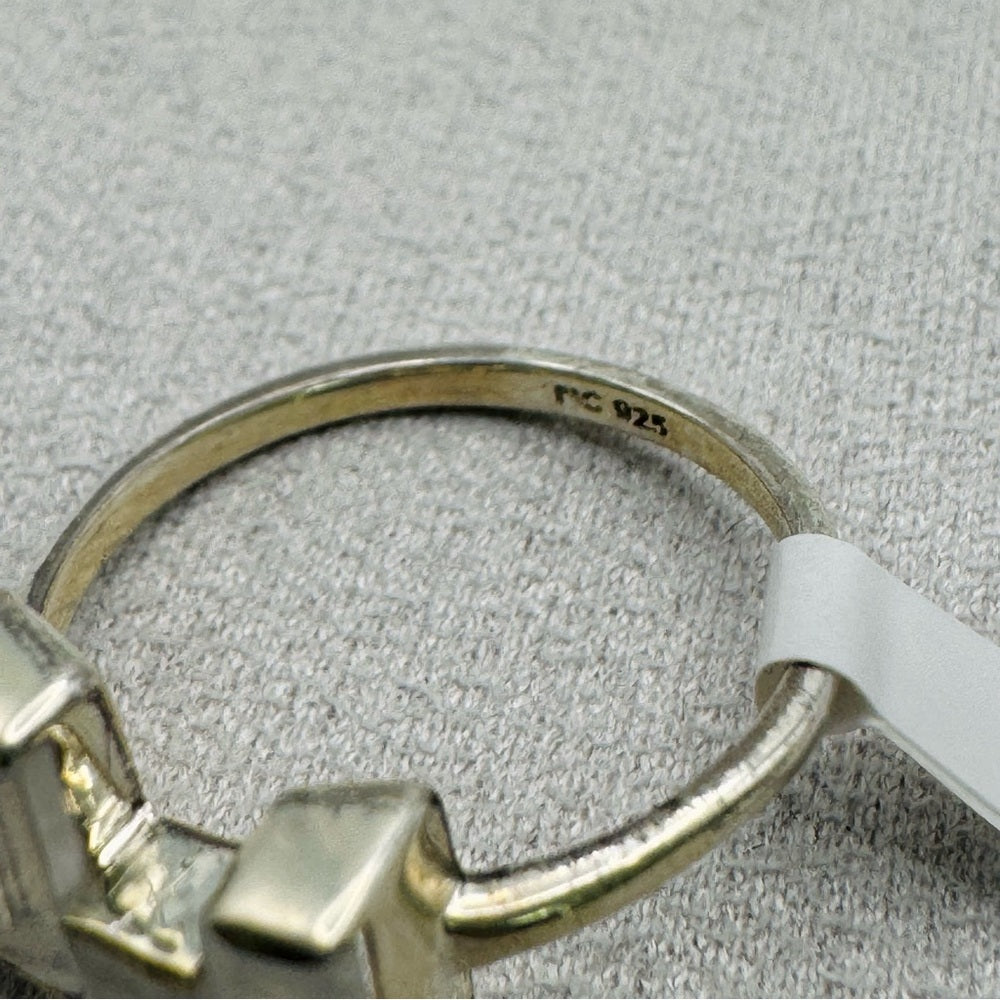 Rainbow Moonstone S925 Rectangle Ring