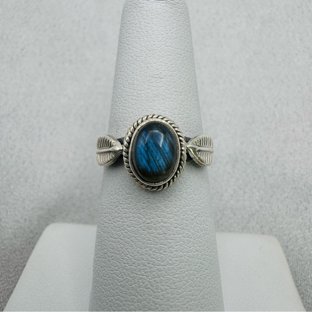 Labradorite S925 Oval Ring