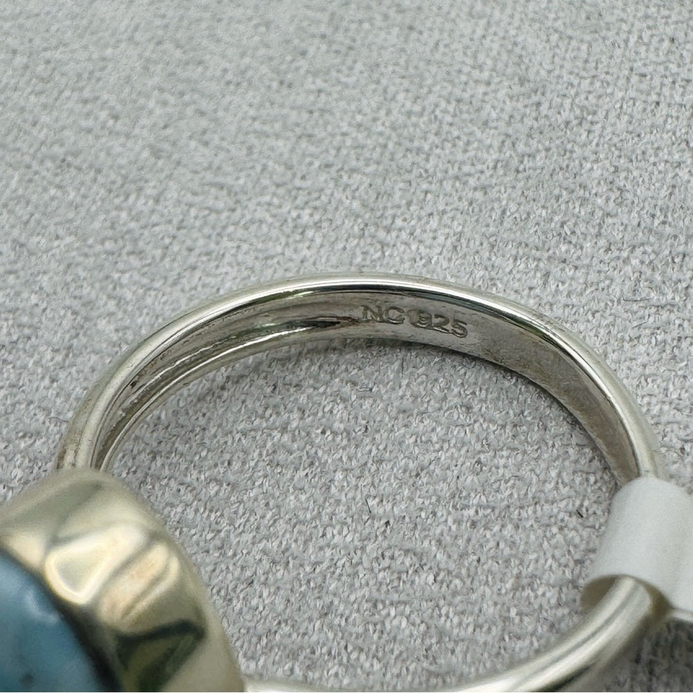 Larimar S925 Oval Ring