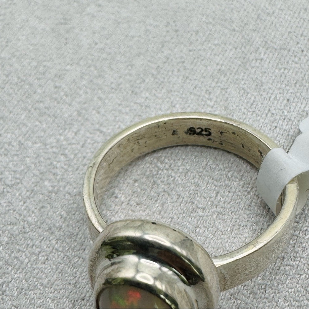 Ethiopian Opal S925 Oval Ring