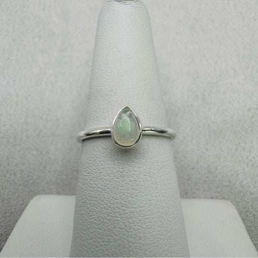 Teardrop Ethiopian Opal S925 Ring