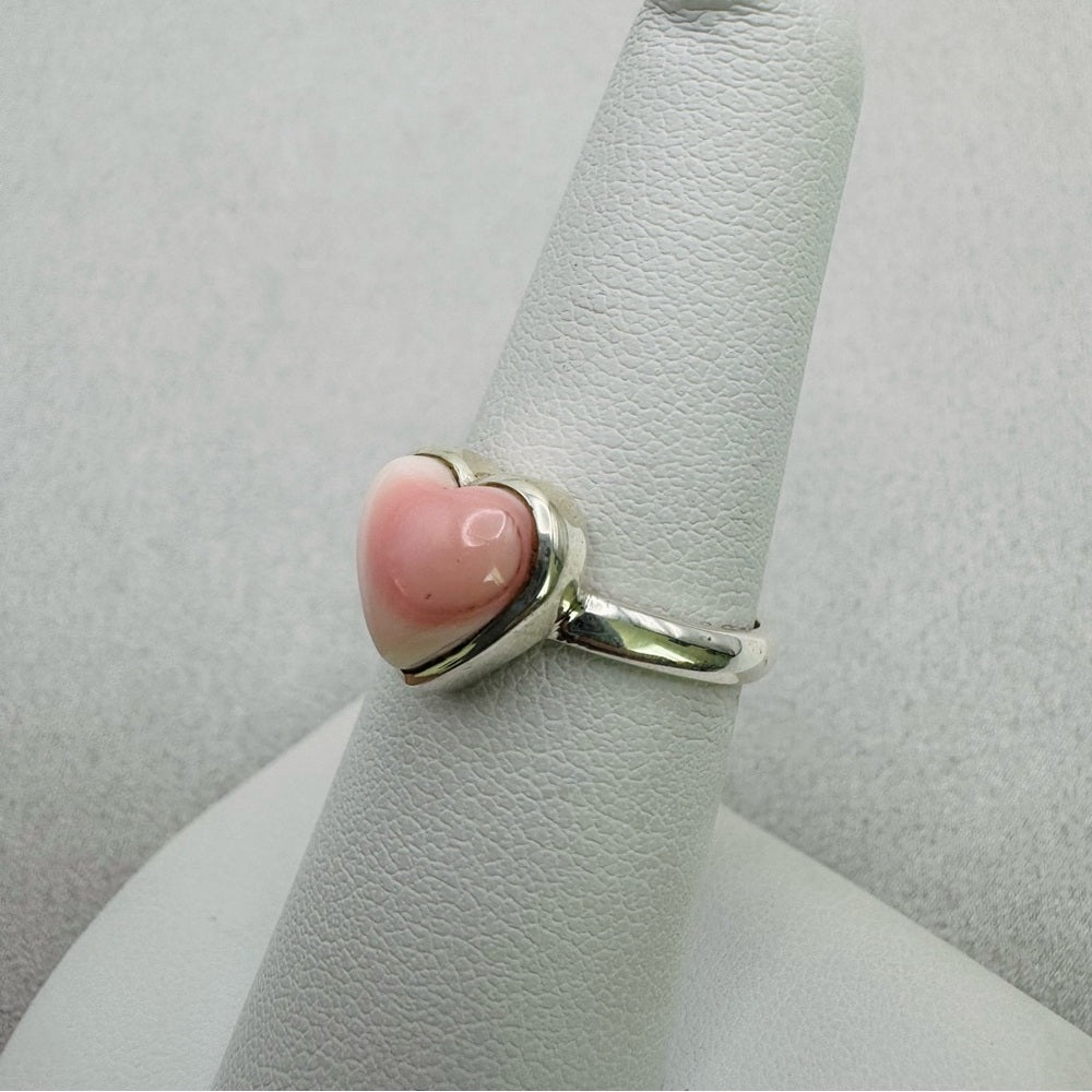 Pink Spiny Oyster S925 Ring