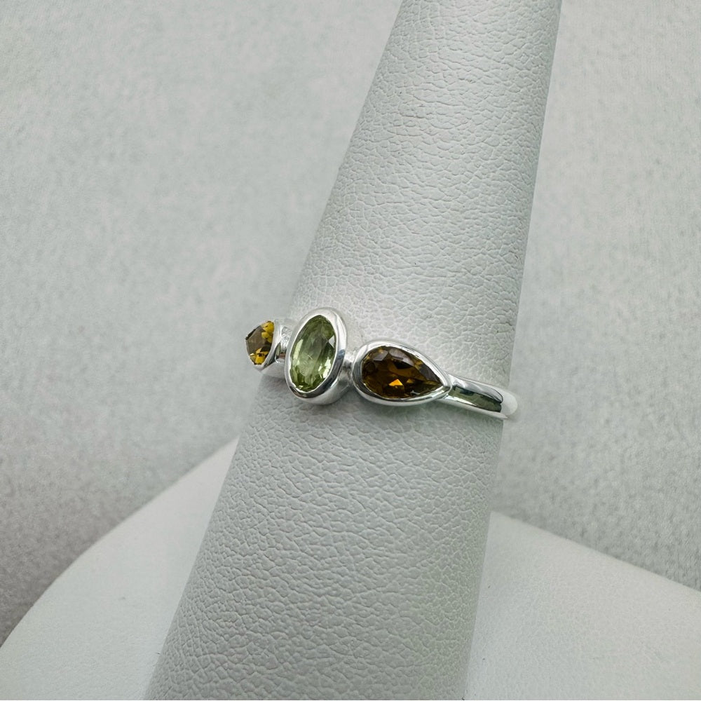Rainbow Tourmaline S925 Ring