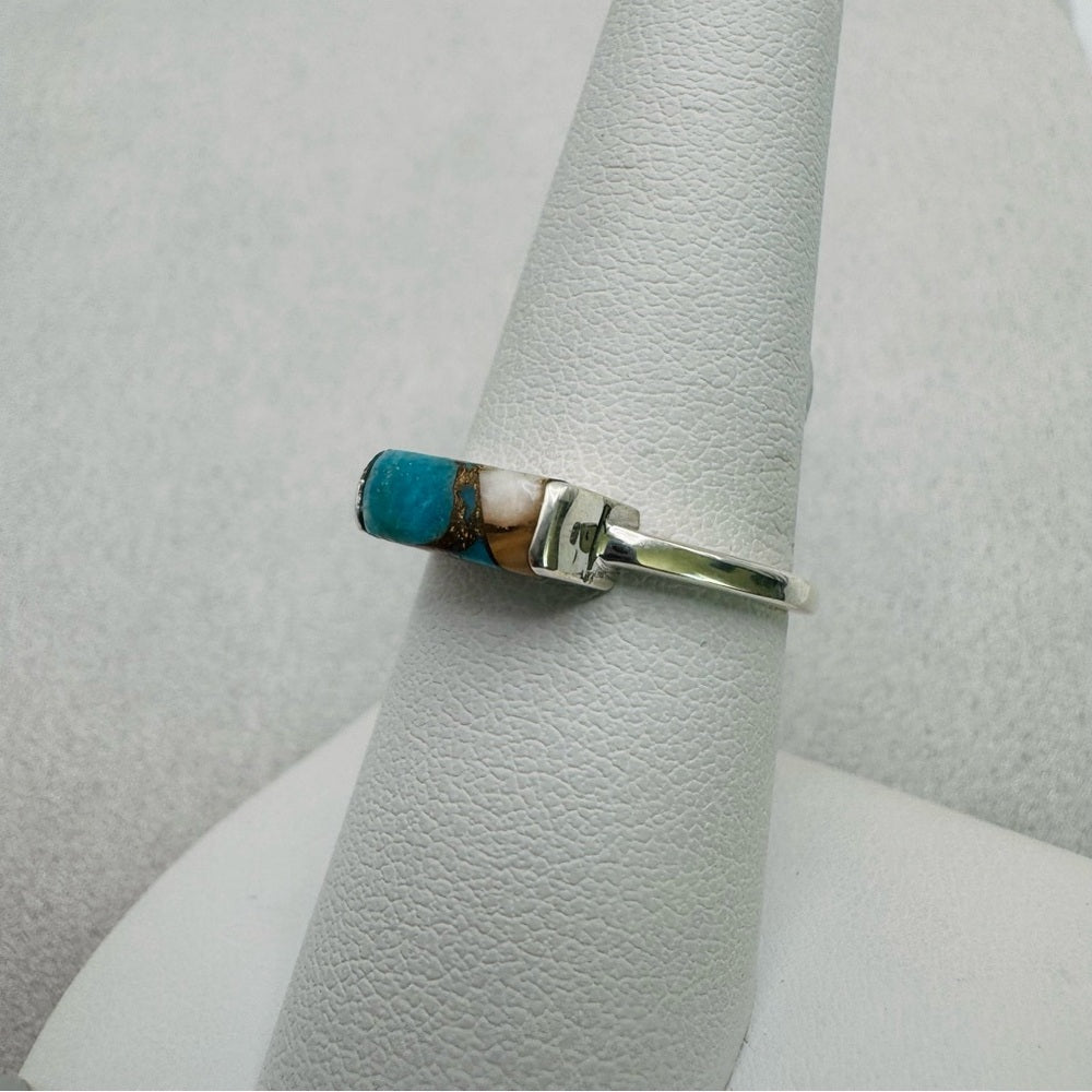 Oyster Turquoise S925 Ring