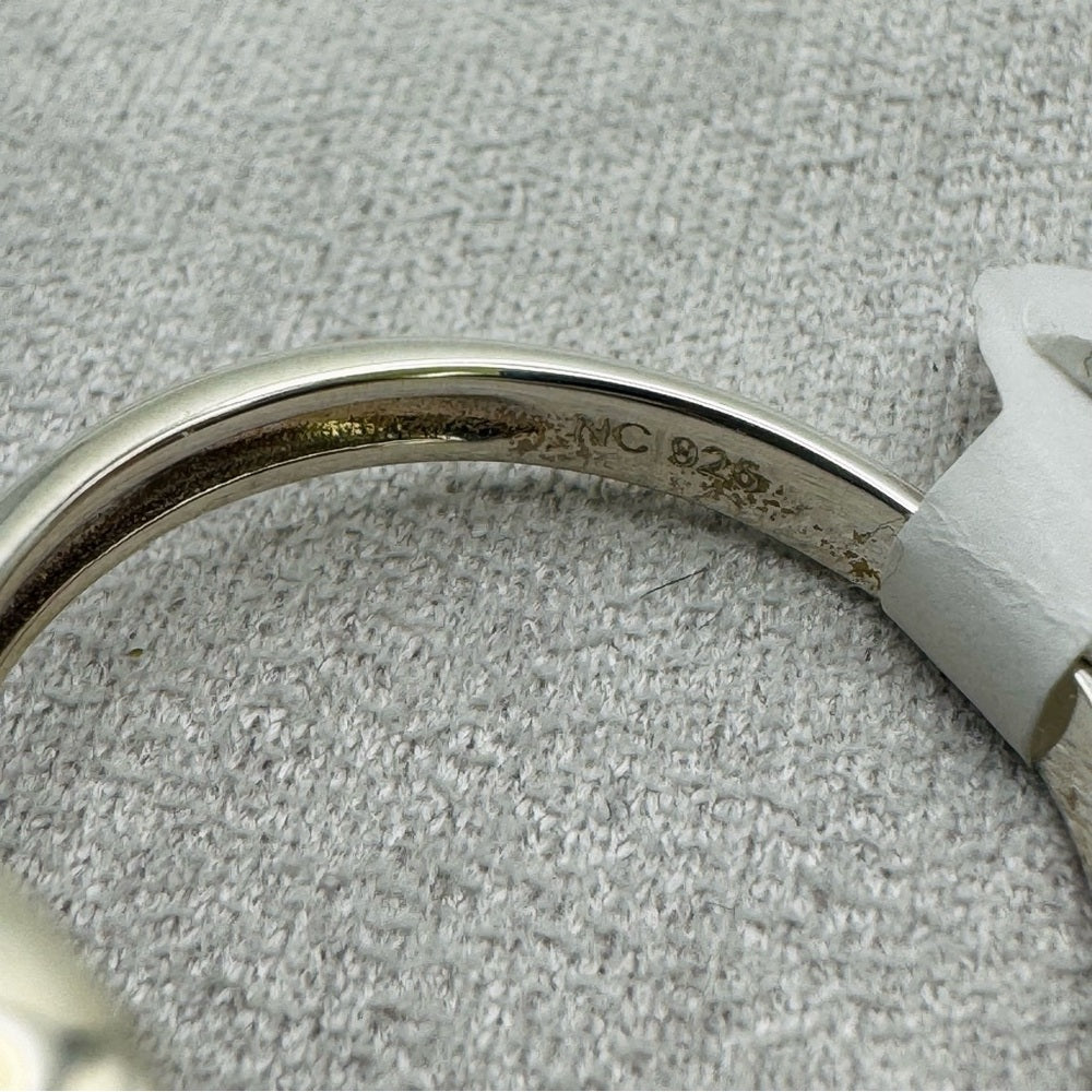 S925 Round Labradorite Ring