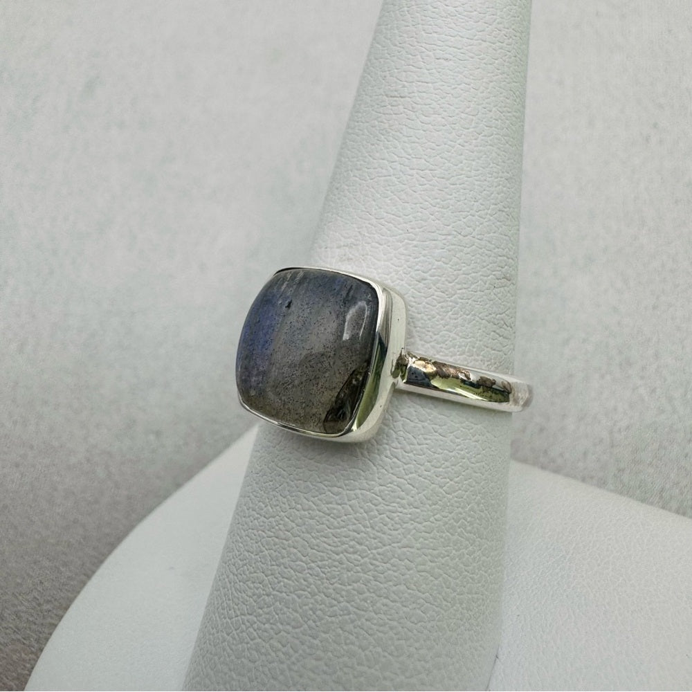 Square Labradorite S925 Ring
