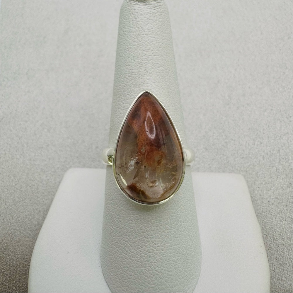 Red Phantom Quartz S925 Ring