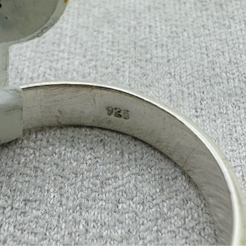 Pink Australian Opal S925 Ring