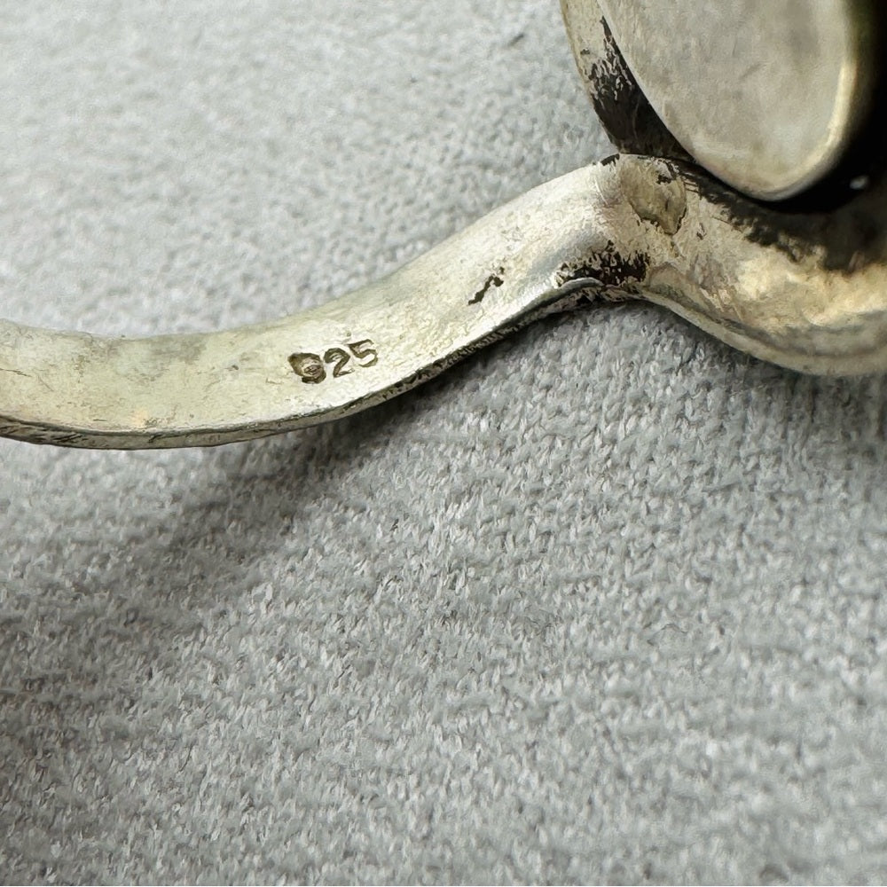 Labradorite Snake S925 Adjustable Ring