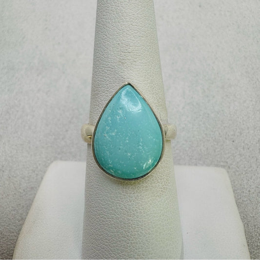 Sleeping Beauty Turquoise S925 Adjustable Ring