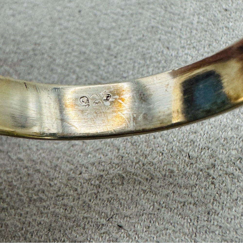 S925 Labradorite Adjustable Ring