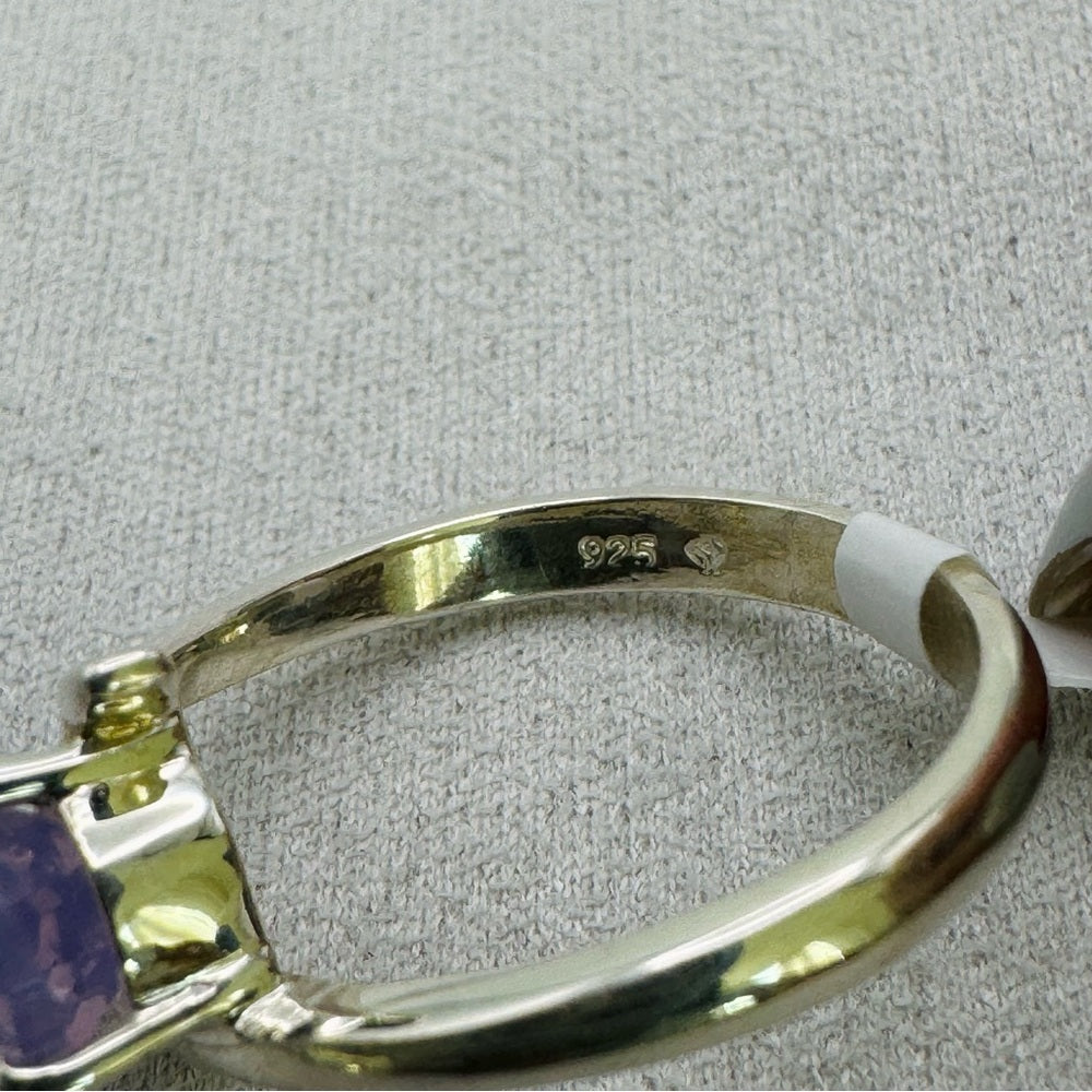 S925 Lavender Quartz Ring