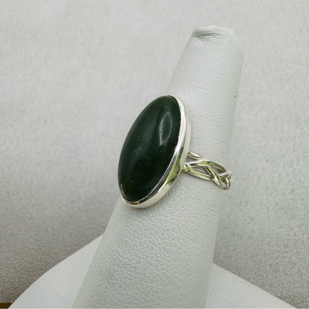 Nephrite Jade S925 Ring