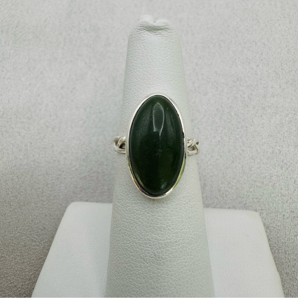 Nephrite Jade S925 Ring