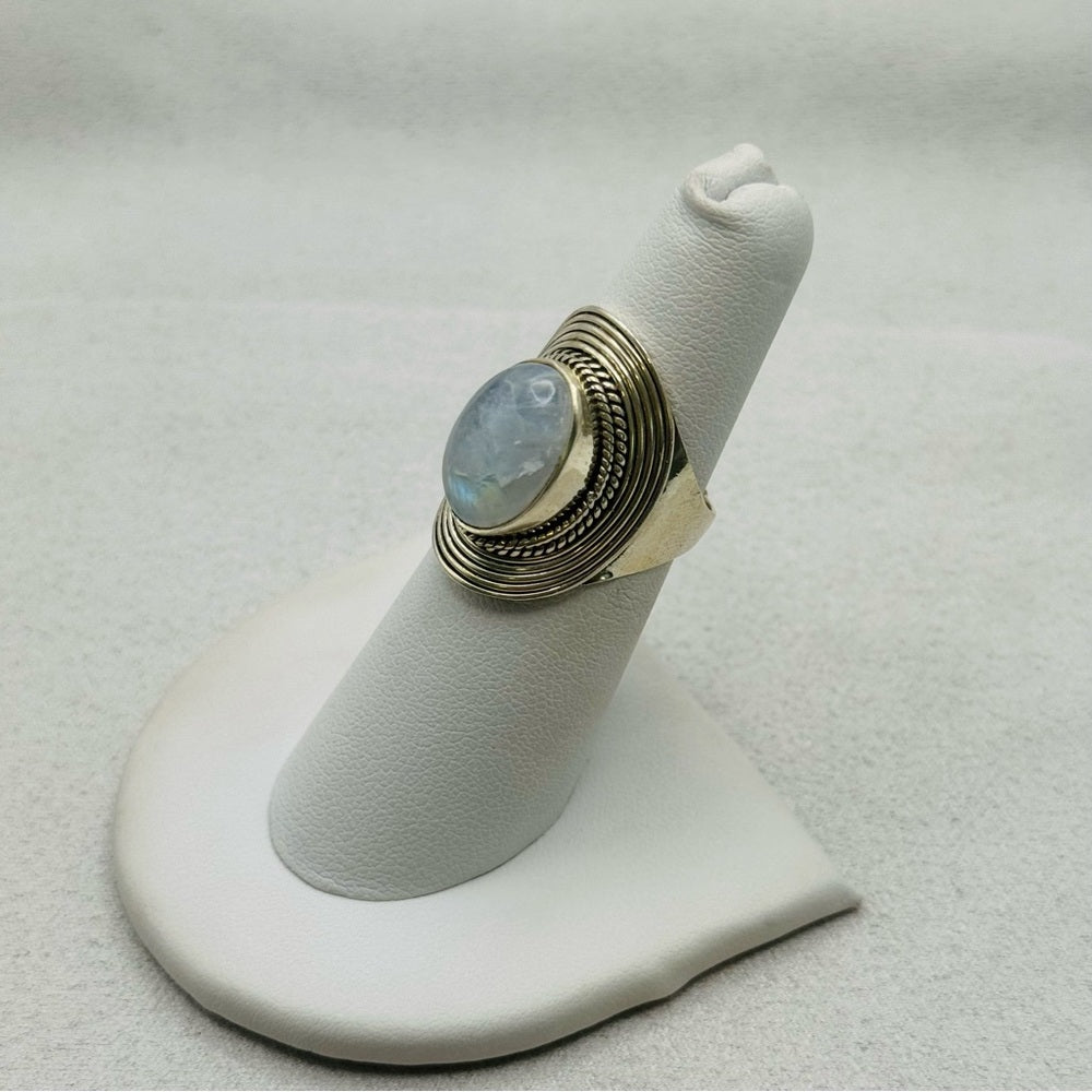 Rainbow Moonstone S925 Ring