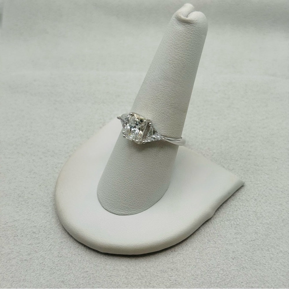 3 CT Moissanite Diamond Radiant Cut Ring