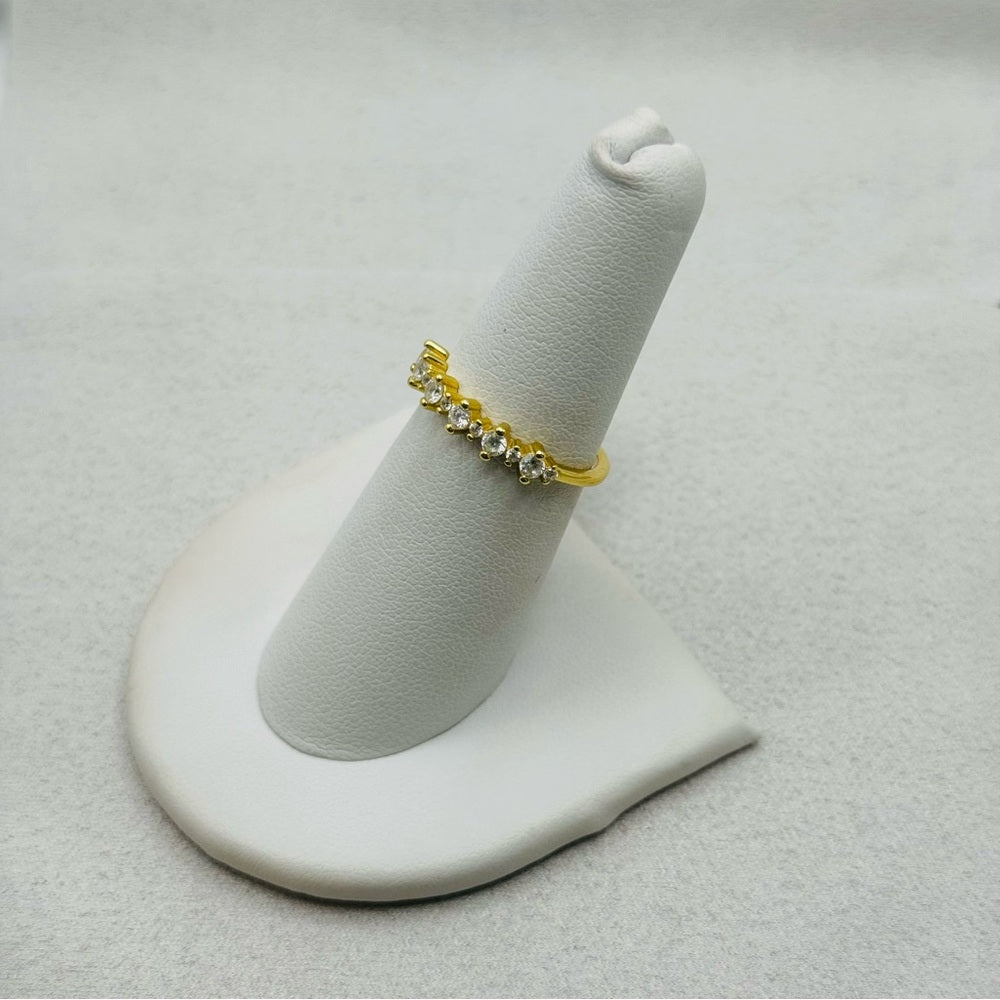 S925 Gold Band Ring